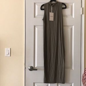 Never worn misguided  green dress